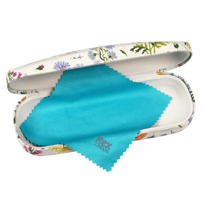 Glasses Case &amp; Cleaning Cloth Wild Flowers