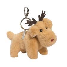 Reindeer Muzzle Plush Toy Bag Charm