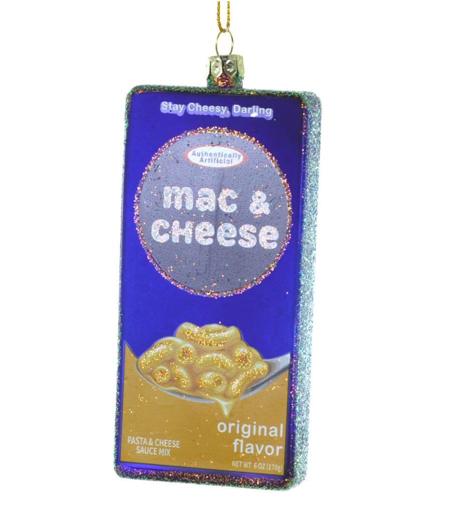 Glass Ornament Mac + Cheese