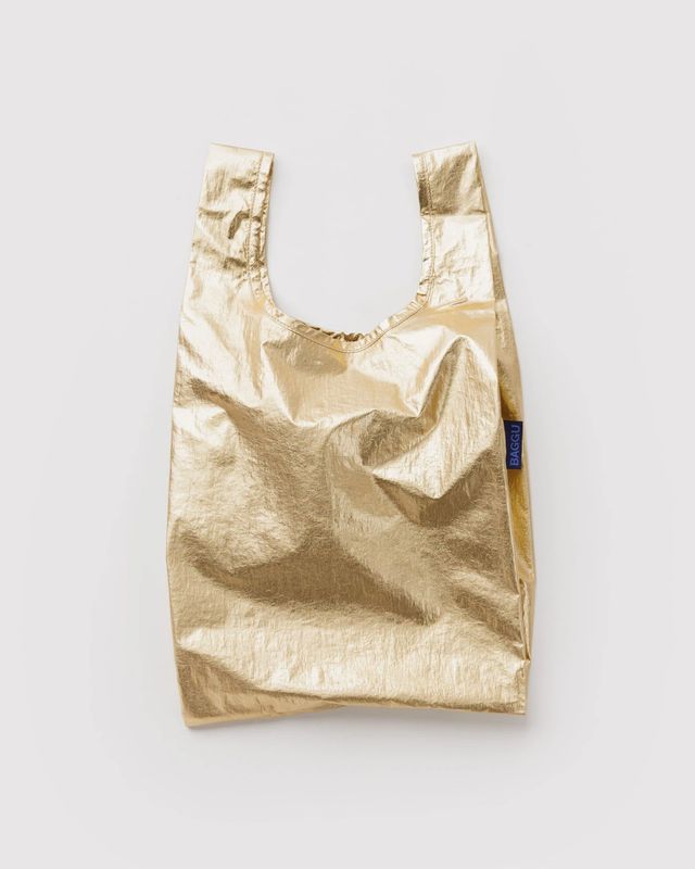 Baby Baggu Gold Metallic