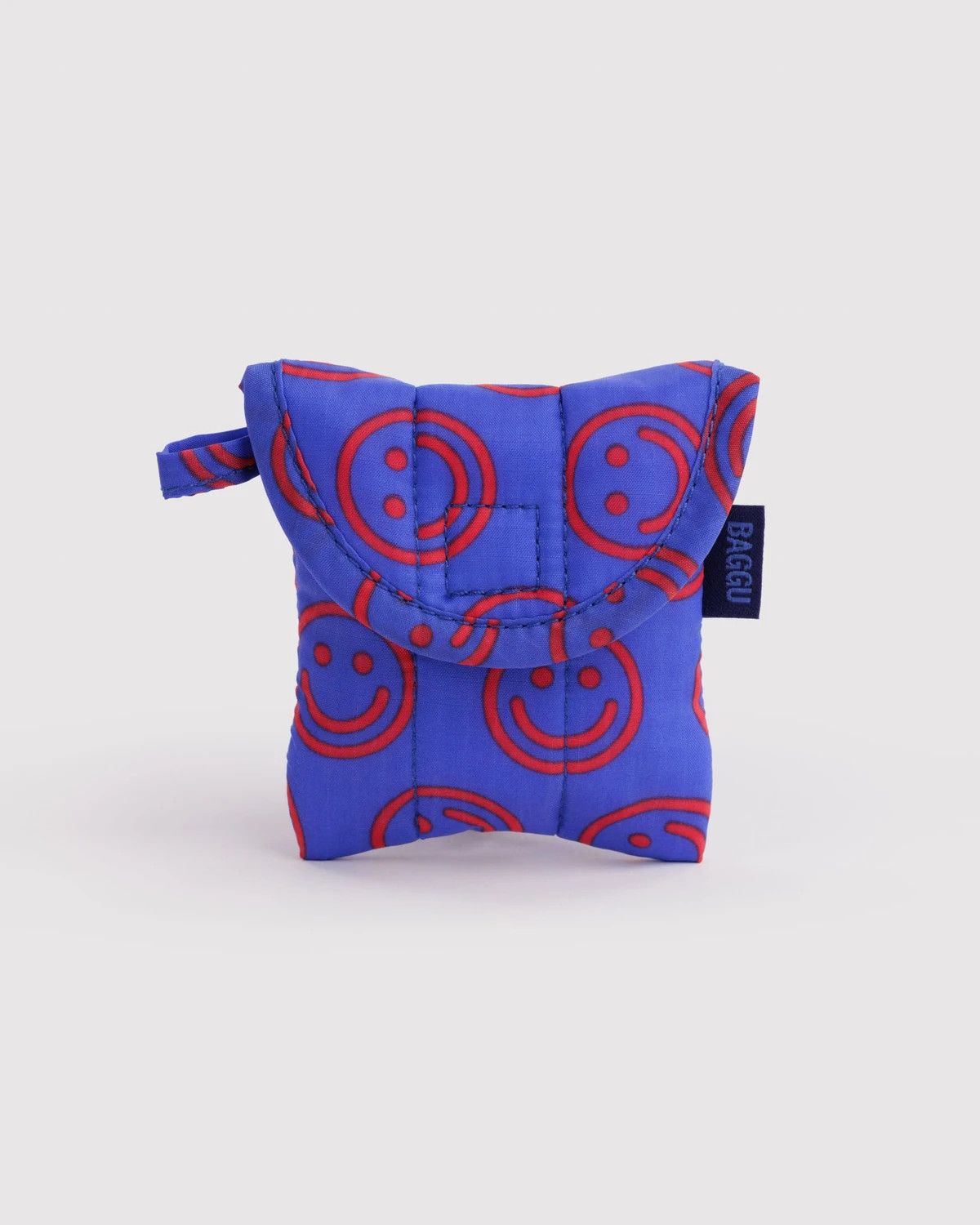 Puffy Earbuds Case Mini Cobalt Happy