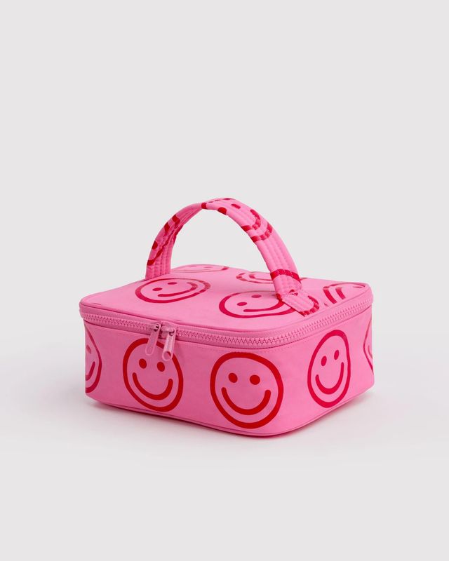 Small Cosmetic Case Azalea Pink Happy