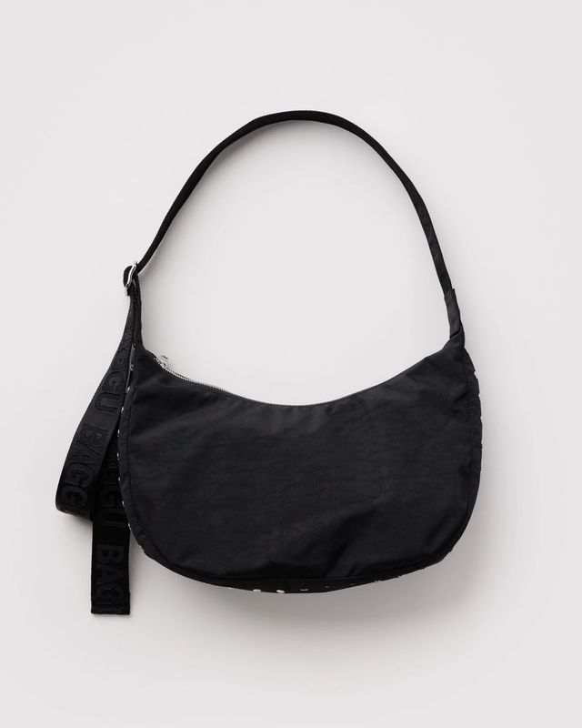 Medium Nylon Crescent Bag Studs