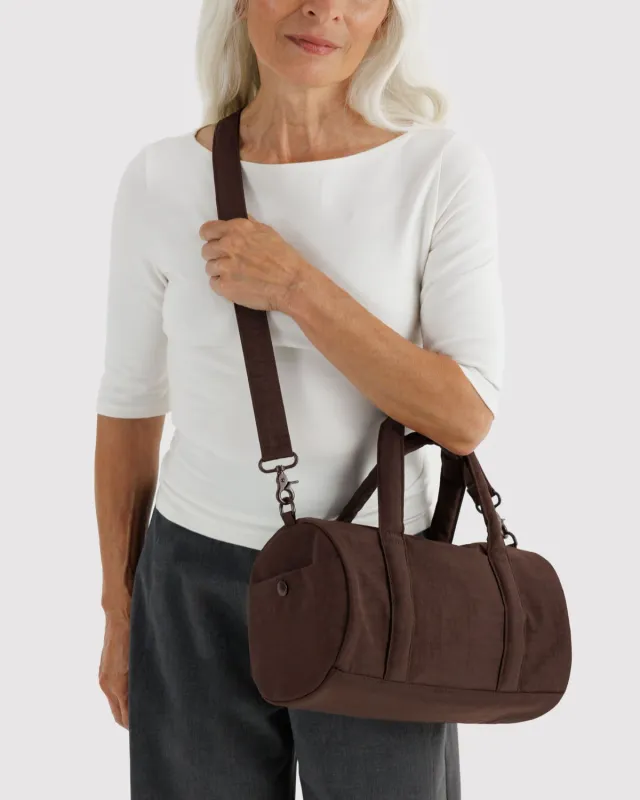 Nylon Duffle Bag Coffee