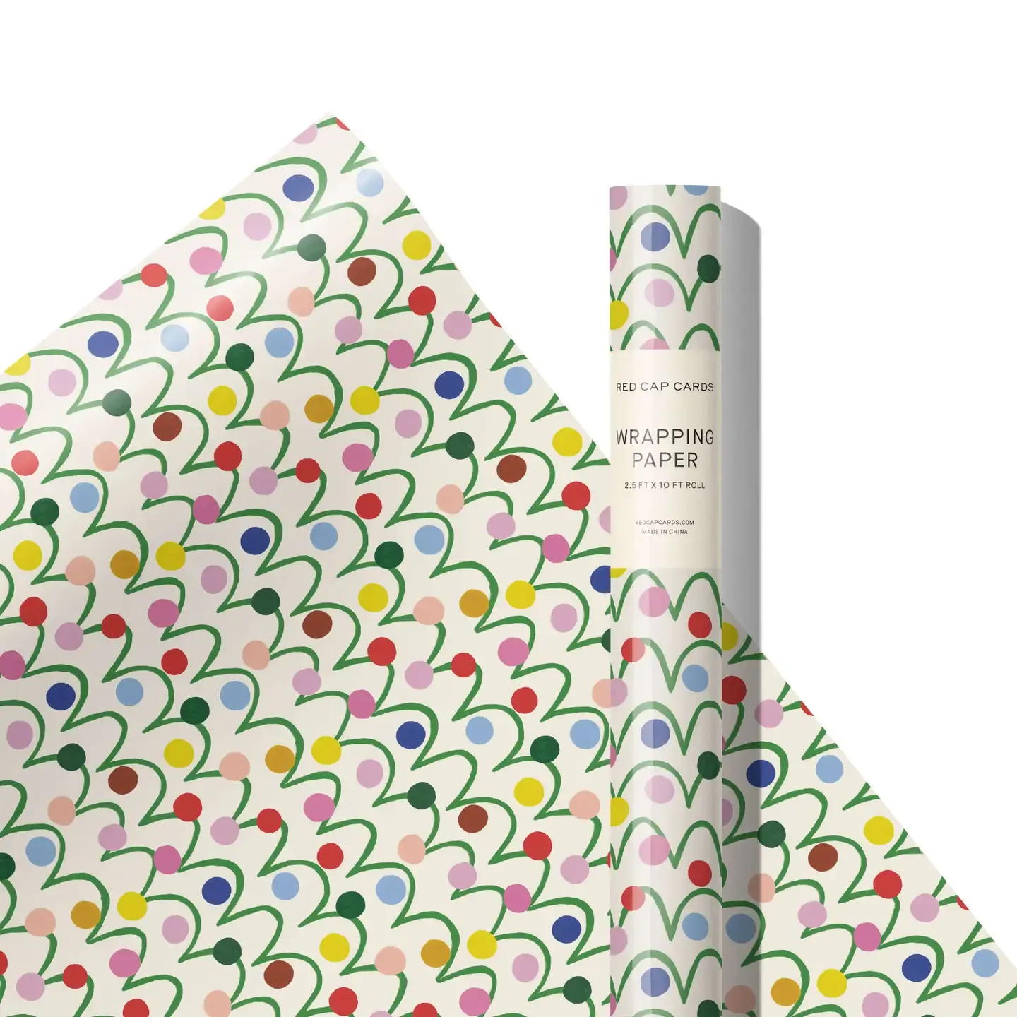 Festive Globes 10 ft Wrap Roll