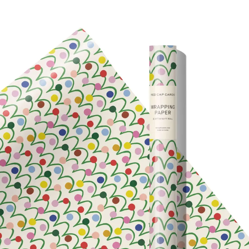 Festive Globes 10 ft Wrap Roll