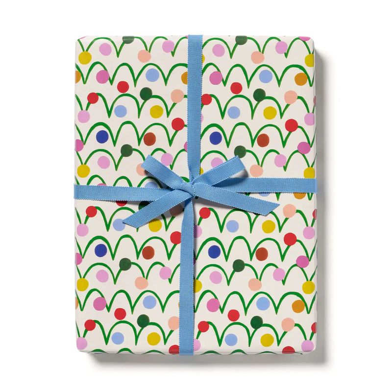 Festive Globes 10 ft Wrap Roll