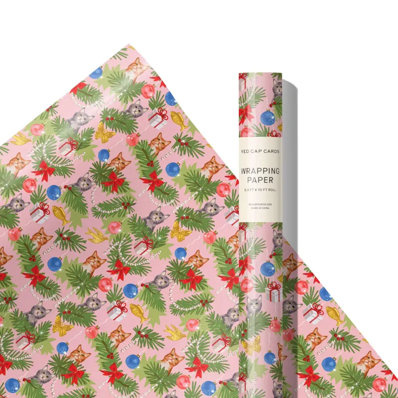 Meowy Christmas 10 ft Wrap Roll