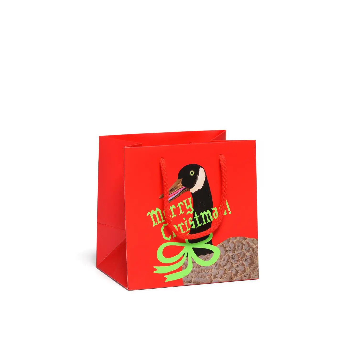 Christmas Goose Gift Bag Small