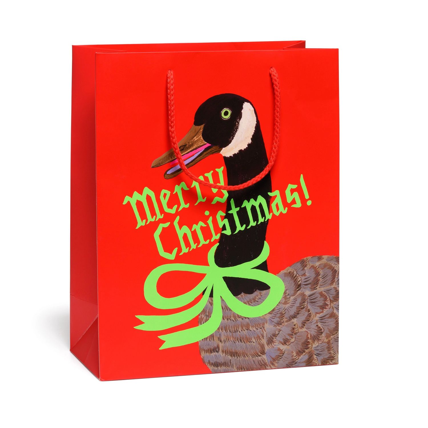 Christmas Goose Gift Bag Large