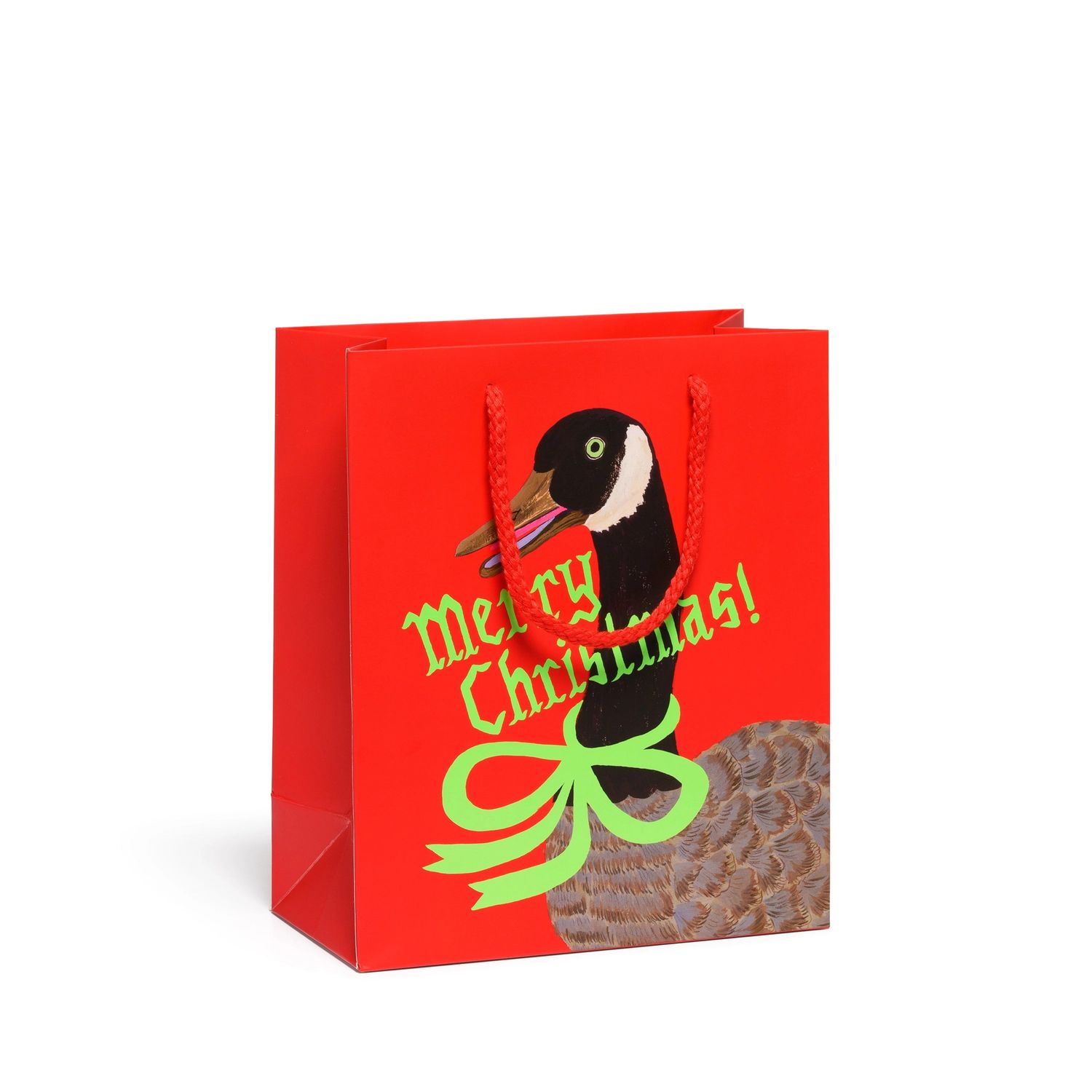 Christmas Goose Gift Bag Medium