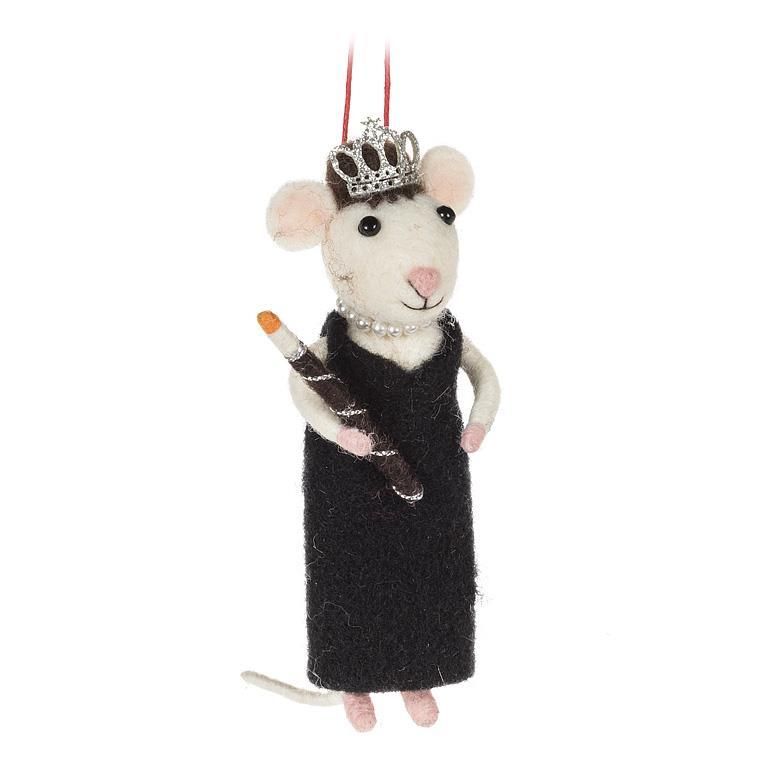 Felt Ornament Audrey Mouse