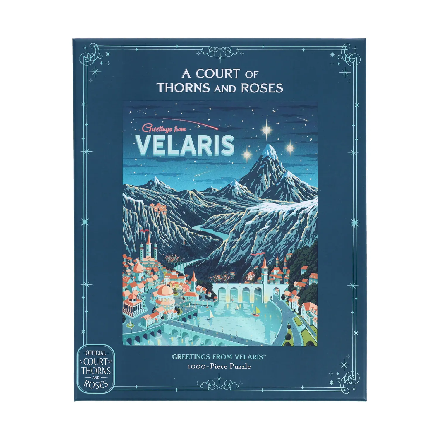 1000-Piece Puzzle A Court of Thorns and Roses Official Greetings from Velaris