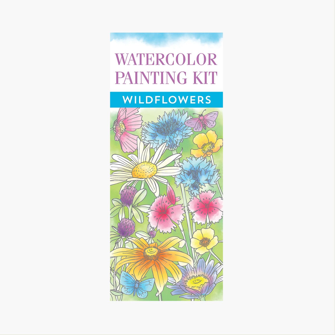 Watercolour Painting Kit Wildflowers