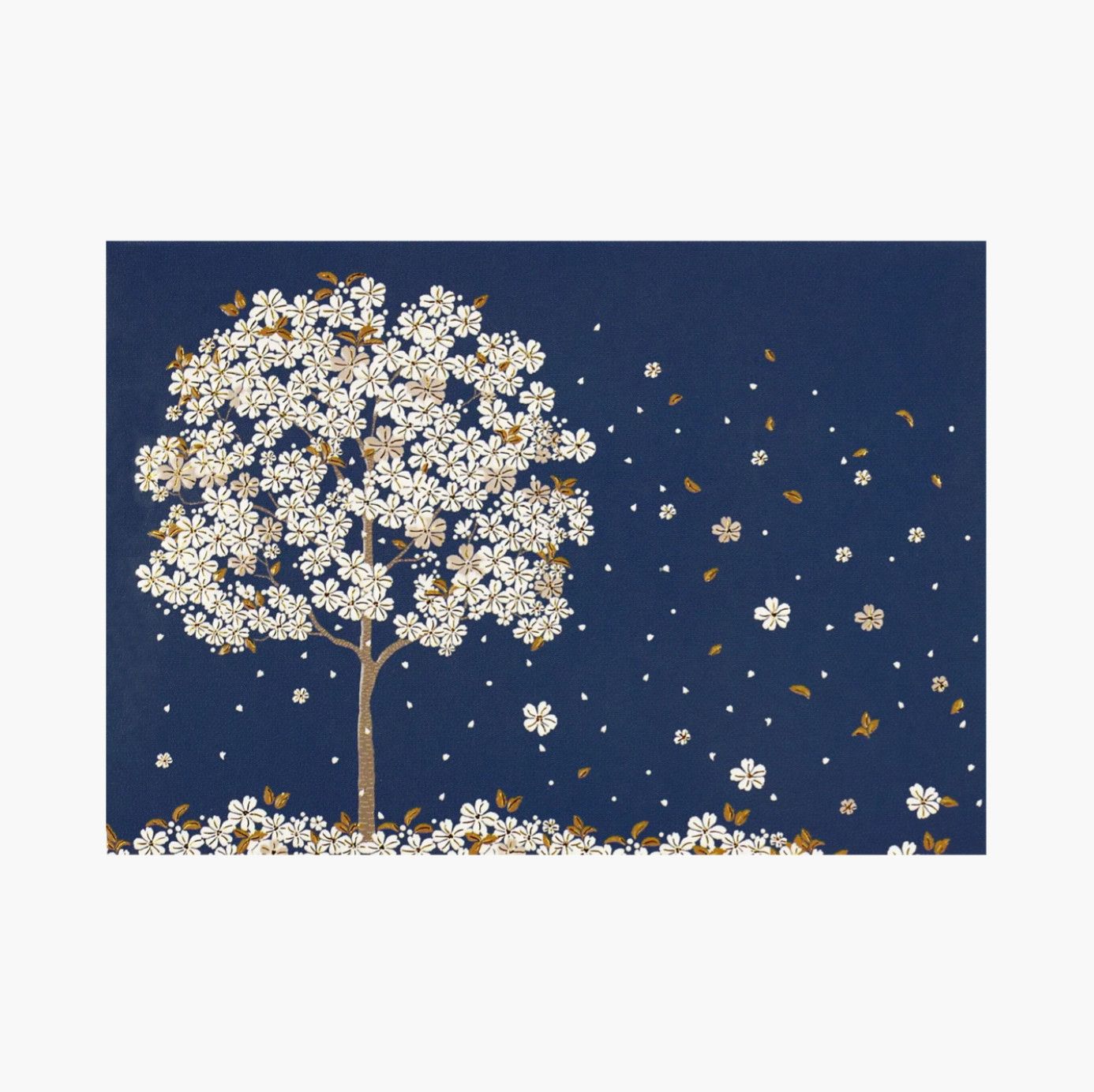 Note Cards Falling Blossoms
