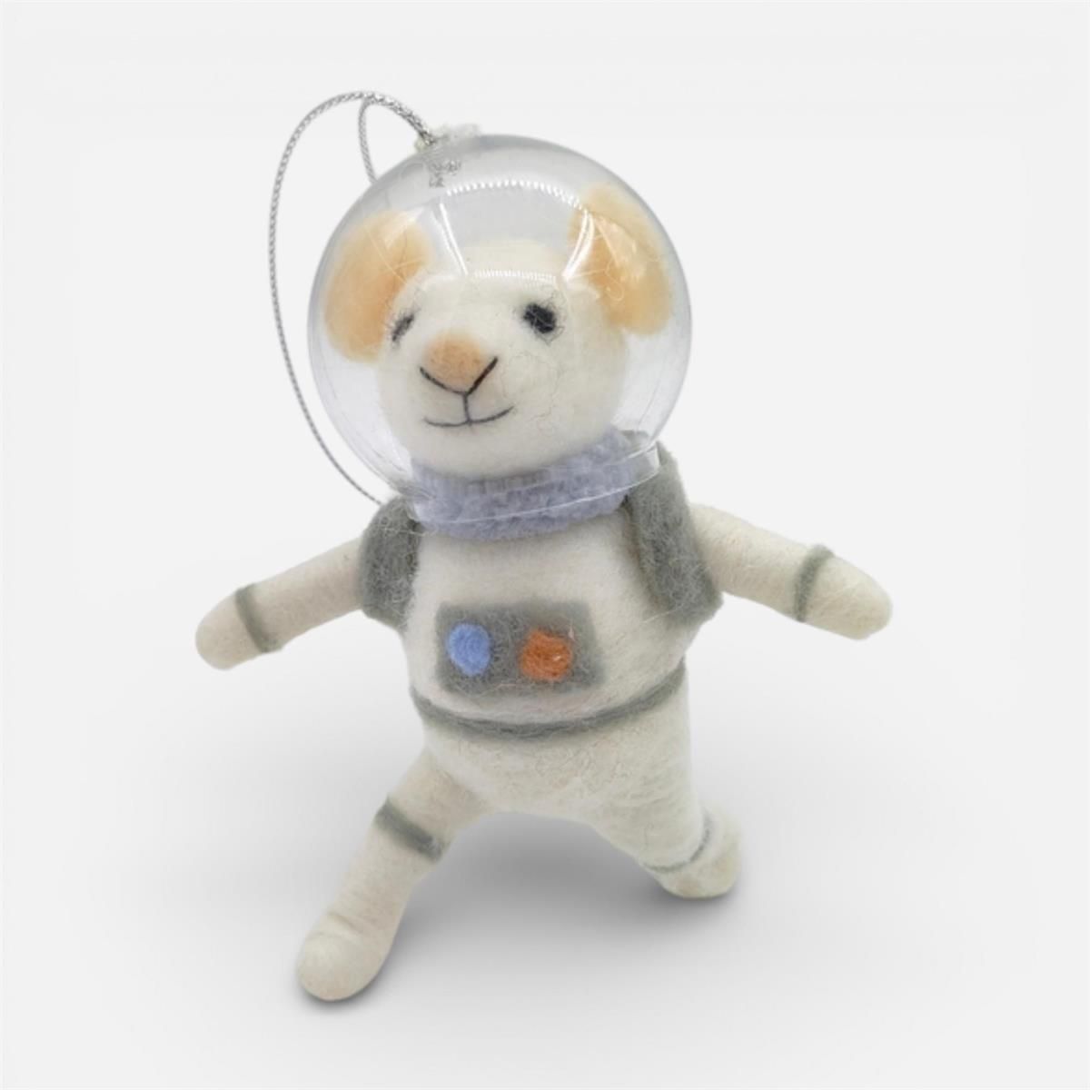 Astronaut Mouse with Spacesuit
