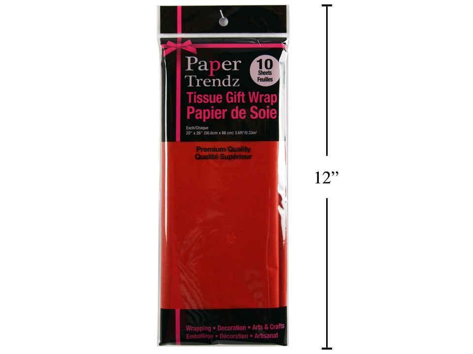 Tissue Paper Red 10 Sheet