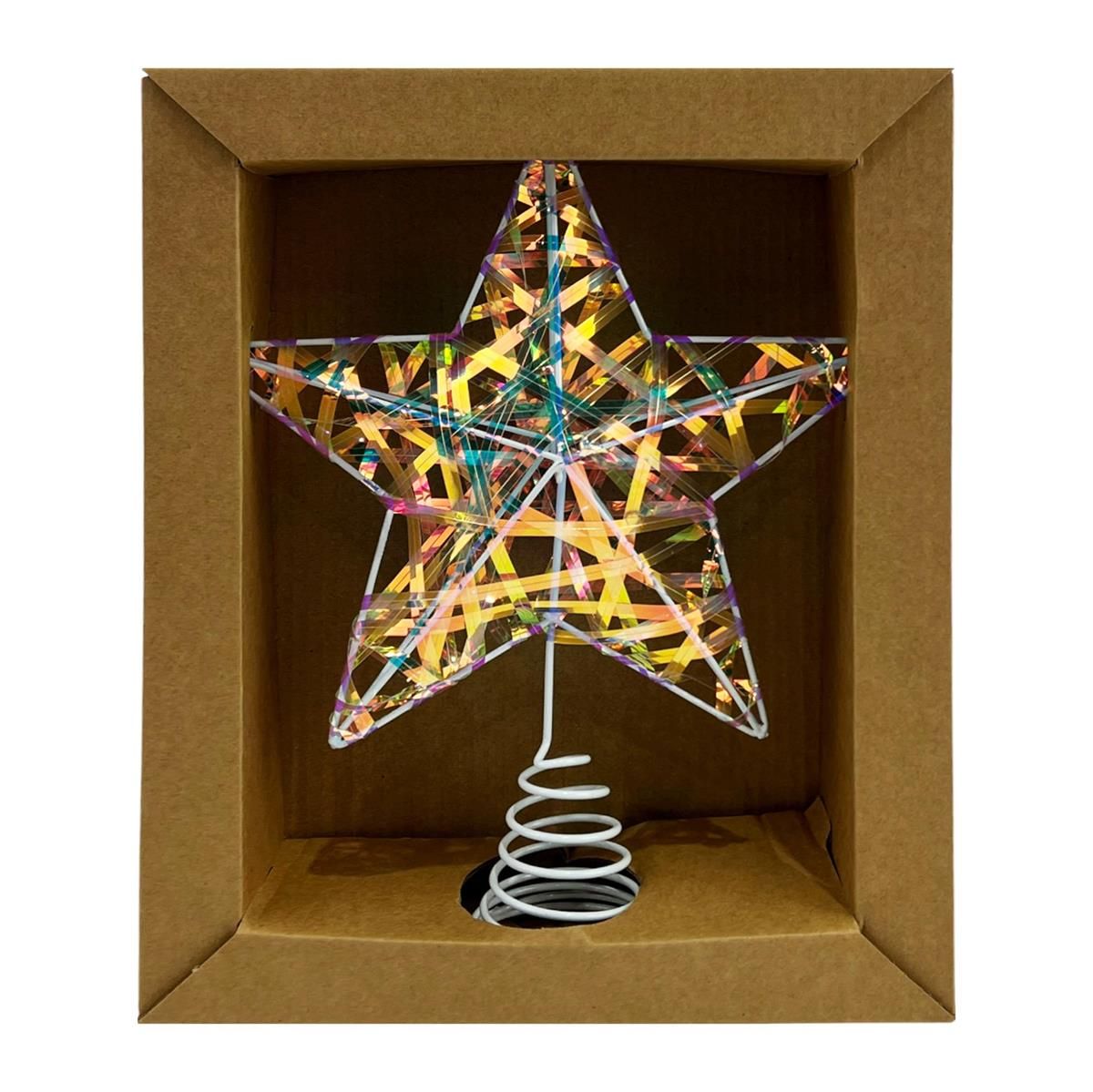 Iridescent Star Tree Topper
