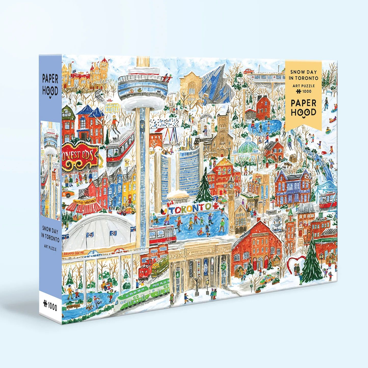 1000 Piece Puzzle 'Snow Day in Toronto'