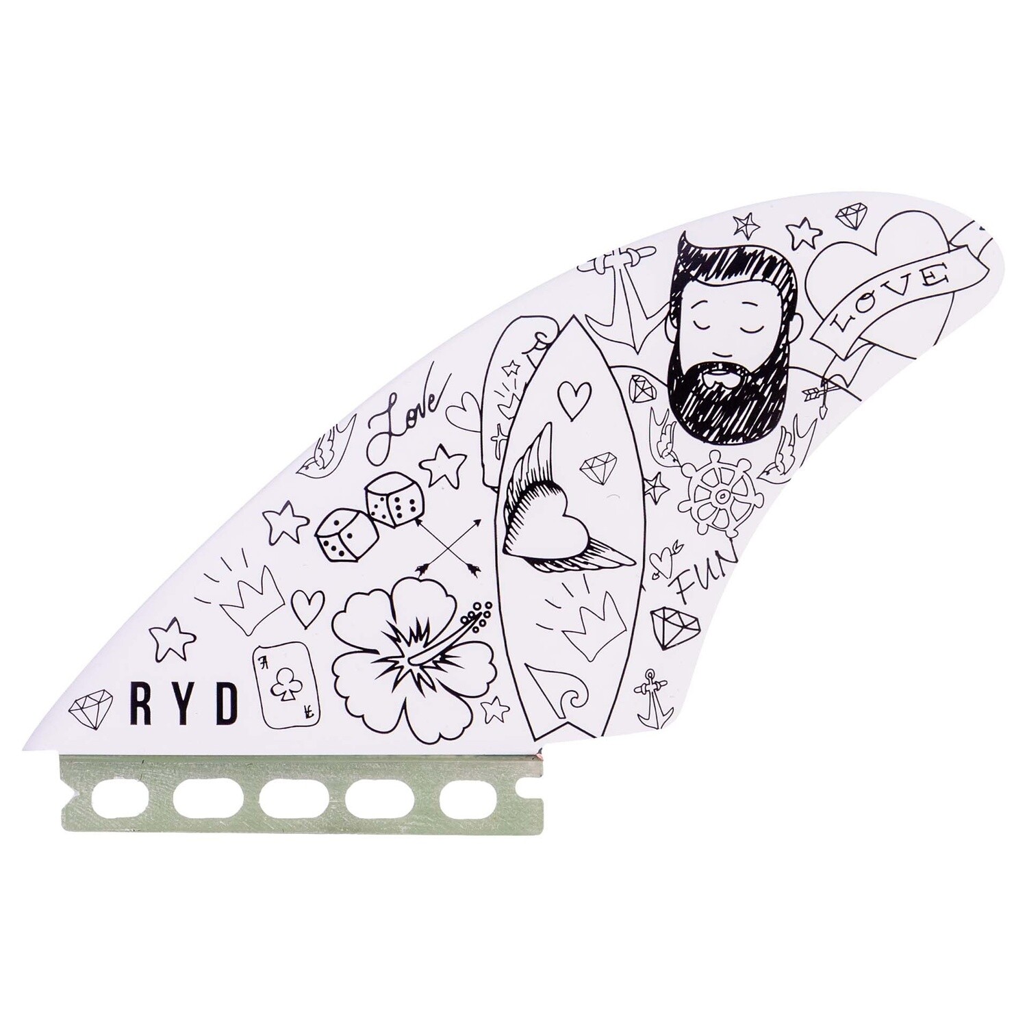RYD Hank Dude Keel/Twin H/Comb, Tabs: Single Tabs