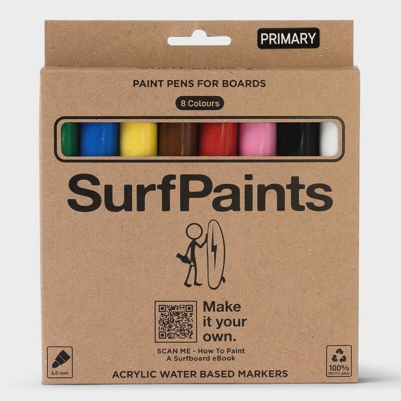 Surf Paint Set 8 Acrylic Markers 4mm