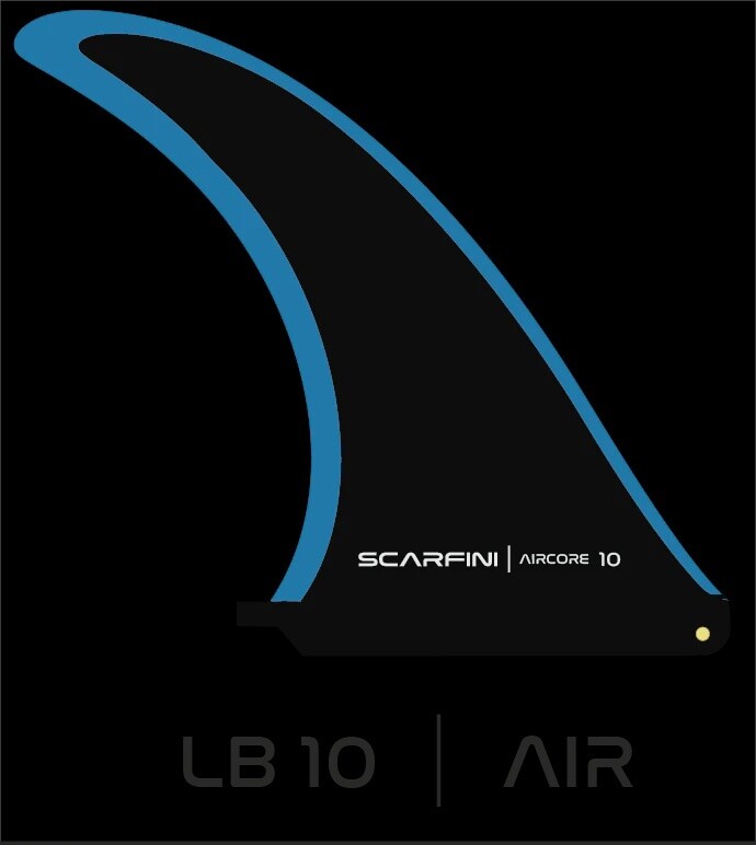 Scarfini AIR 10 Single Longboard Fin, Size: 10&#39;&#39;
