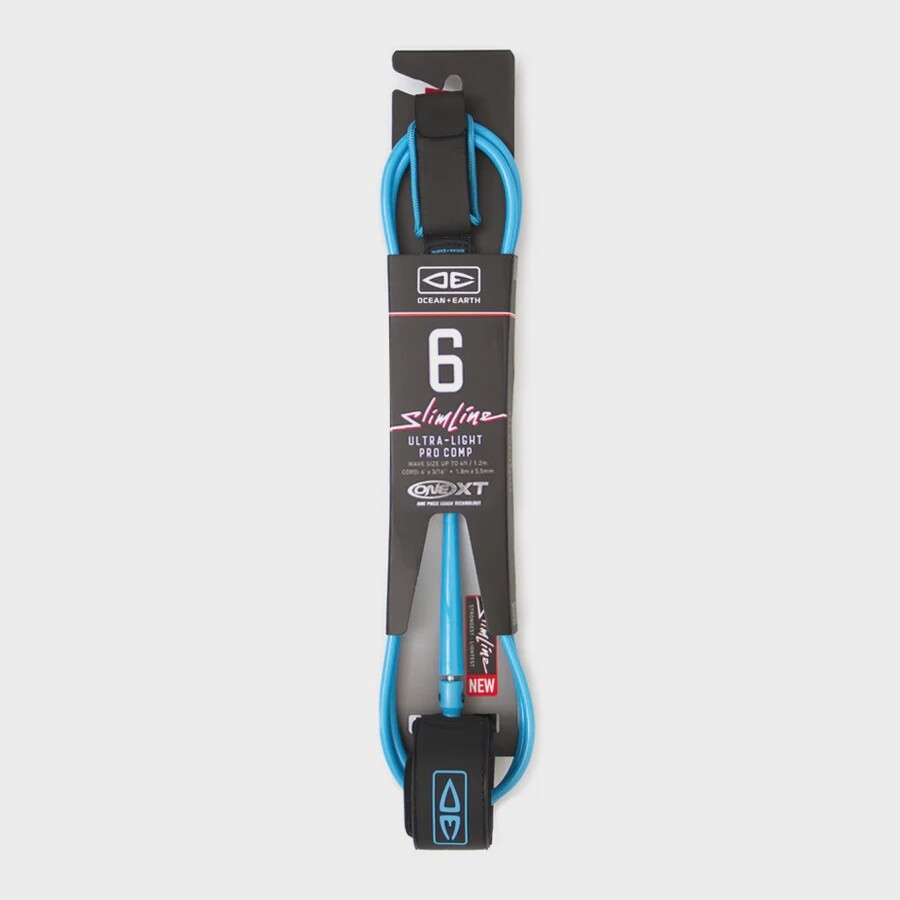 Ocean &amp; Earth 6ft 6mm Slimline OneXT, Colour: Blue