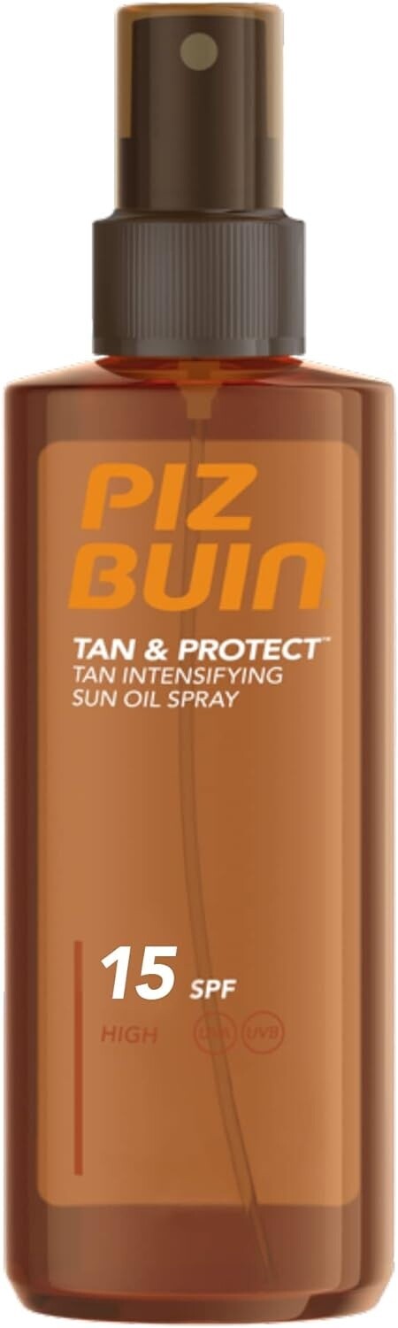 Piz Buin Tan+Protect SPF15 Oil Spray, Size: 150ml