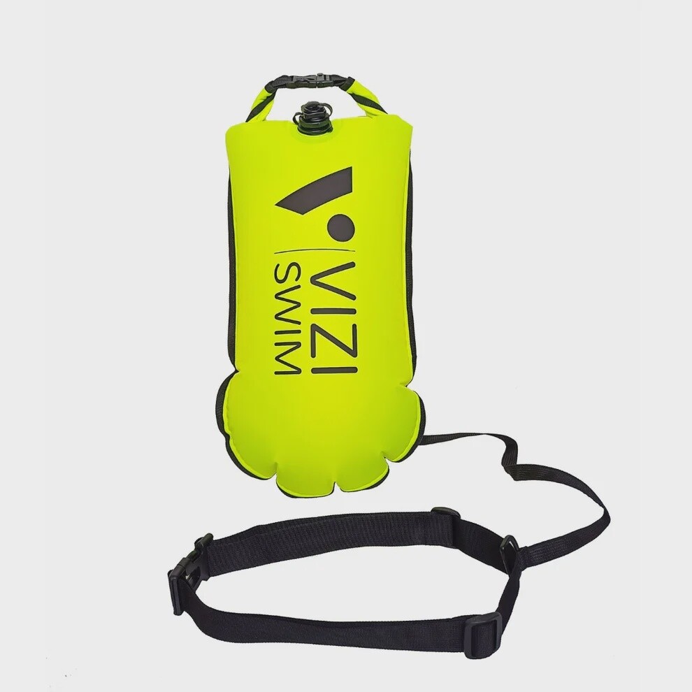 VIZI SWIM SAFETY BUOY, Colour: FLUORO GREEN, Size: 28L