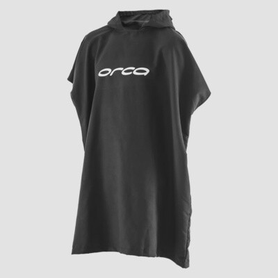 ORCA PONCHO TOWEL, Colour: Black