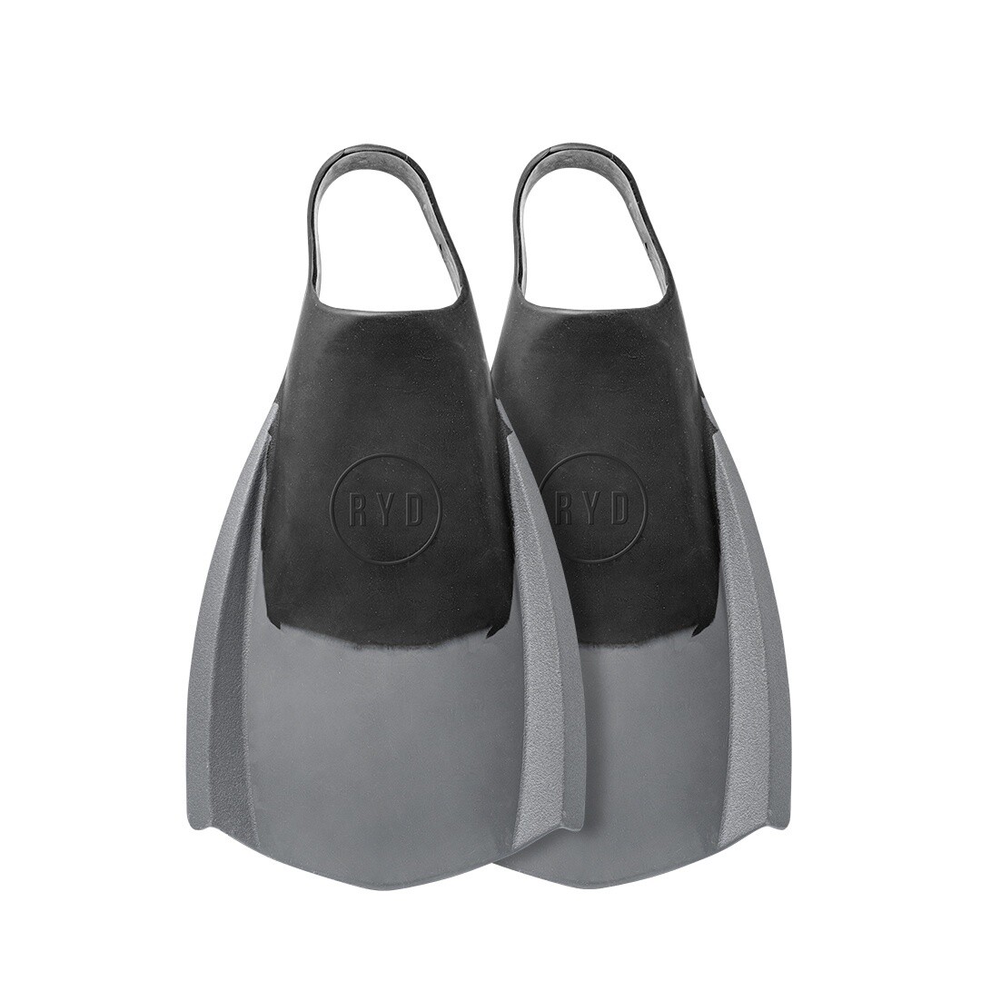 RYD EVERYDAY Flippers, Size: L, Colour: Black/Grey