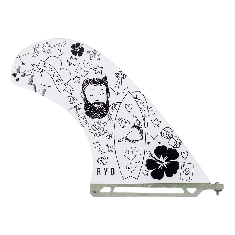 RYD Hank Dude Glass Longboard Fin