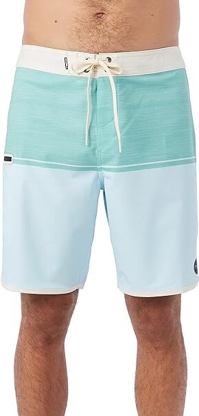 O&#39;Neill Hyperfreak Tech Trvlr Nomad Sclp 19in Boardshorts, Size: 30, Colour: Aqua Wash