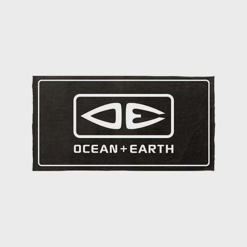 Ocean &amp; Earth Towel O&amp;E Priority, Colour: Black