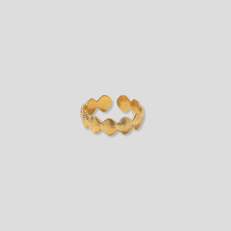 The Blonde Chaos Scallop Ring (one Size) SS