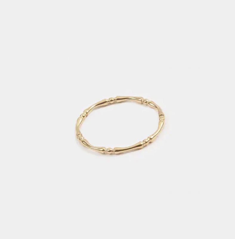The Blonde Chaos Bamboo Ring
