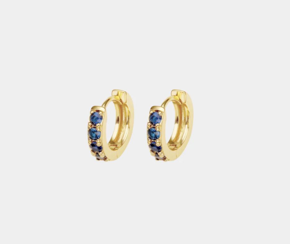 The Blonde Chaos Blue hoops
