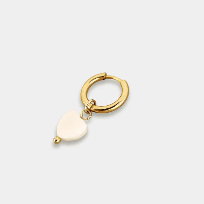 The Blonde Chaos Heart Shell Hoop