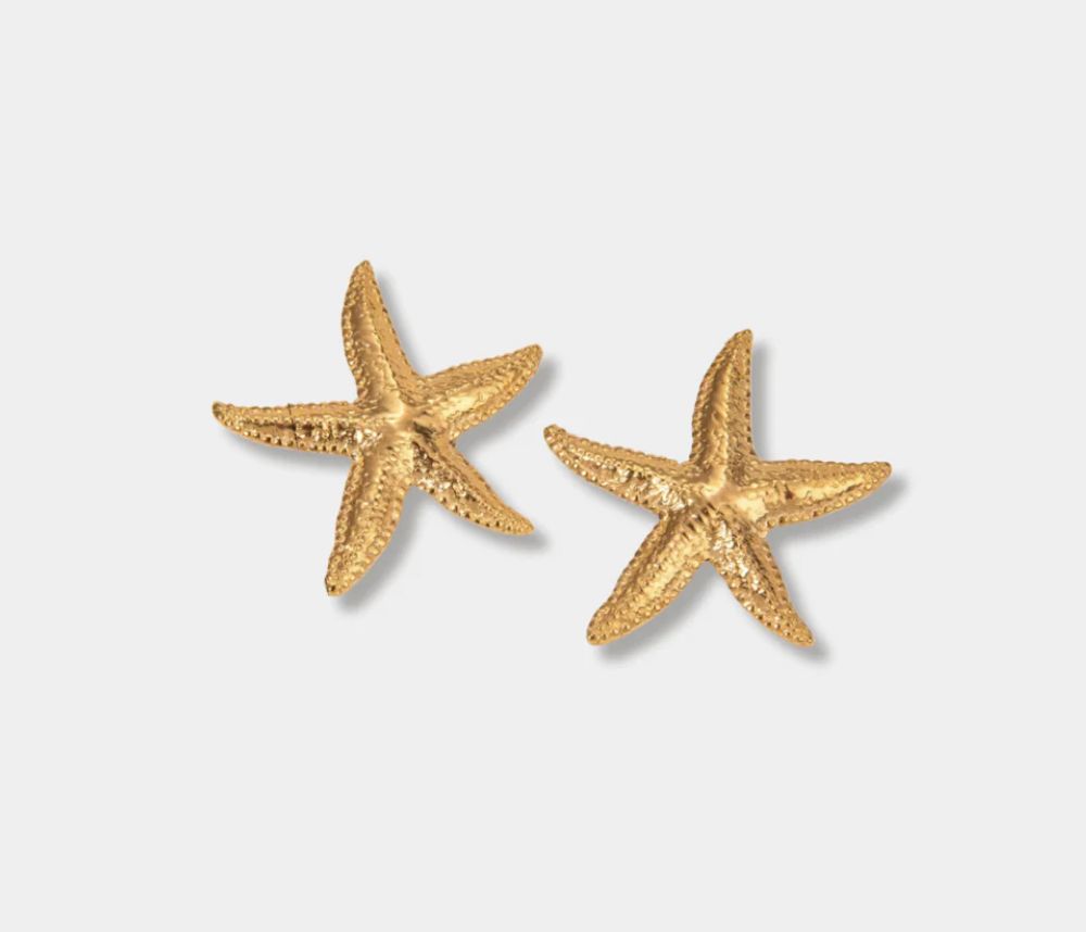 The Blonde Chaos XL Sea Star Studs