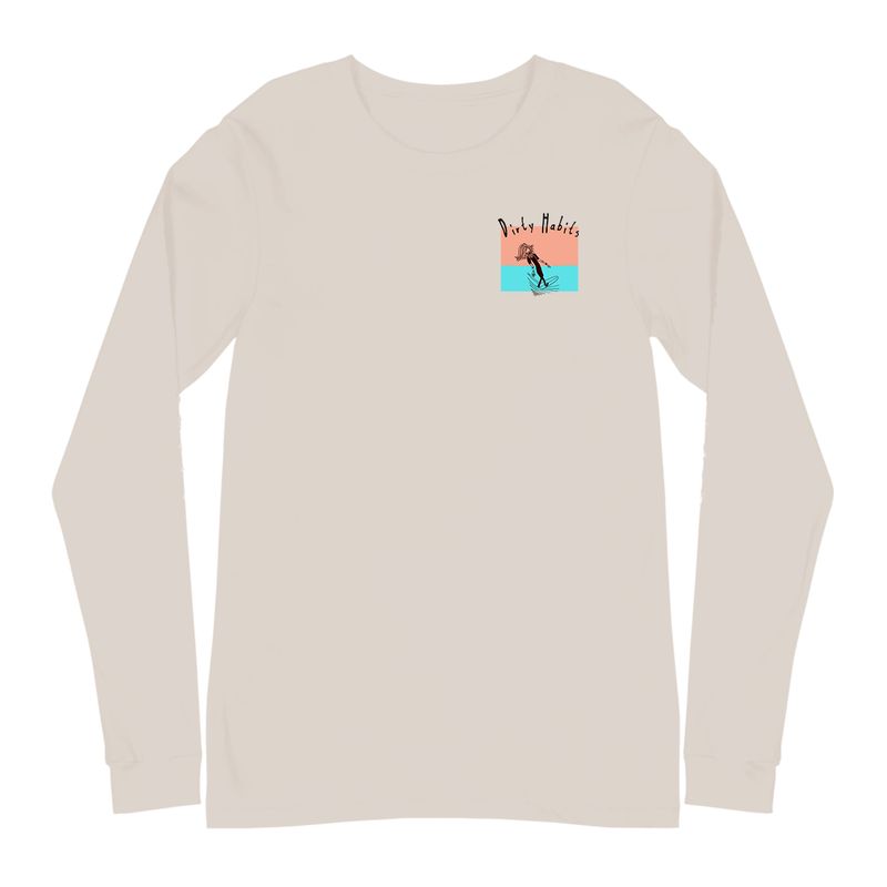 Dirty Habits Vibes Long-Sleeve Tee Off White