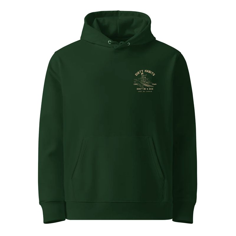 Dirty Habits Surfer Hoodie Evergreen
