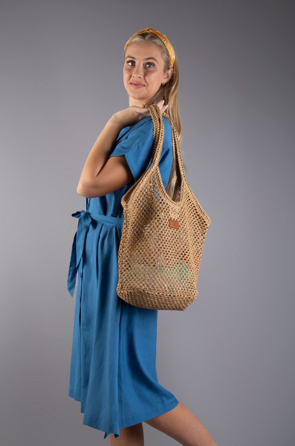 Lizzy Cleore - Ladies Dress, Colour: Azure Blue, Size: S