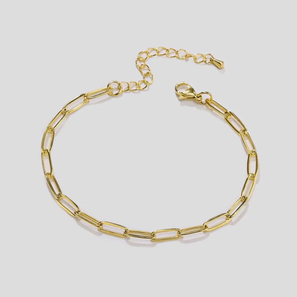 The Blonde Chaos Paper clip Anklet