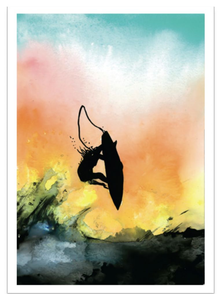 #Ingrid Nuss Busting An Air, Size: A3