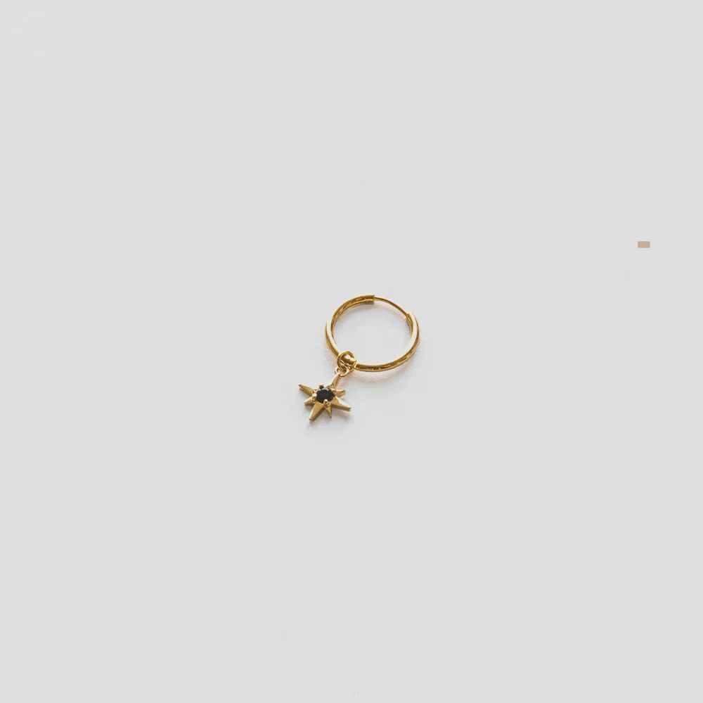 The Blonde Chaos Inner Star Hoops SS