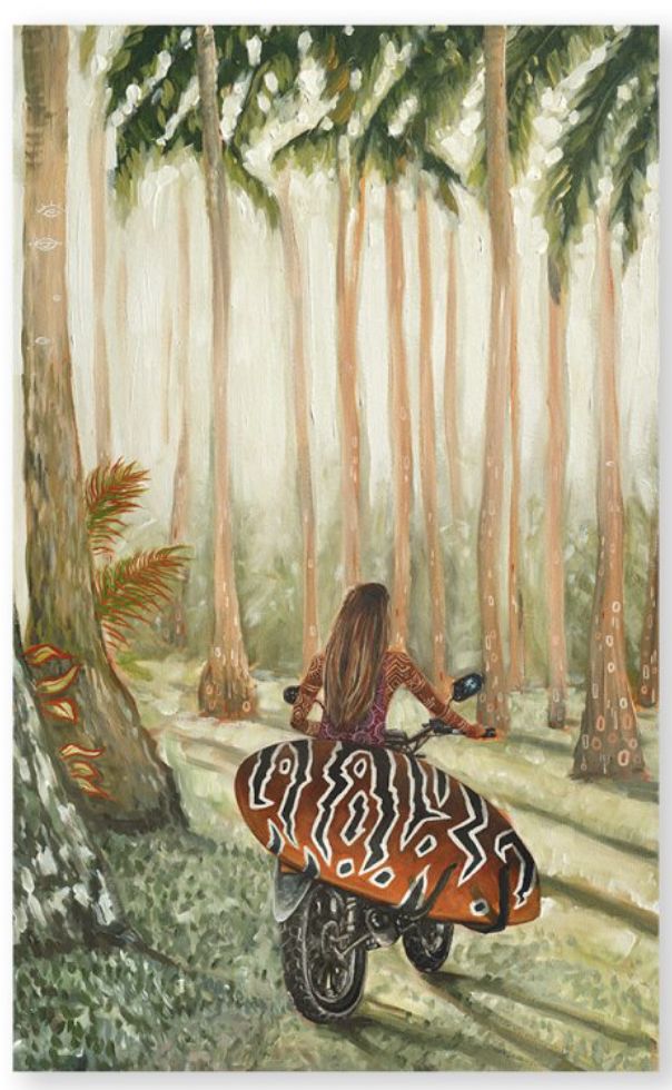 #Ingrid Nuss Becoming  Part Of The Organic, Size: A3