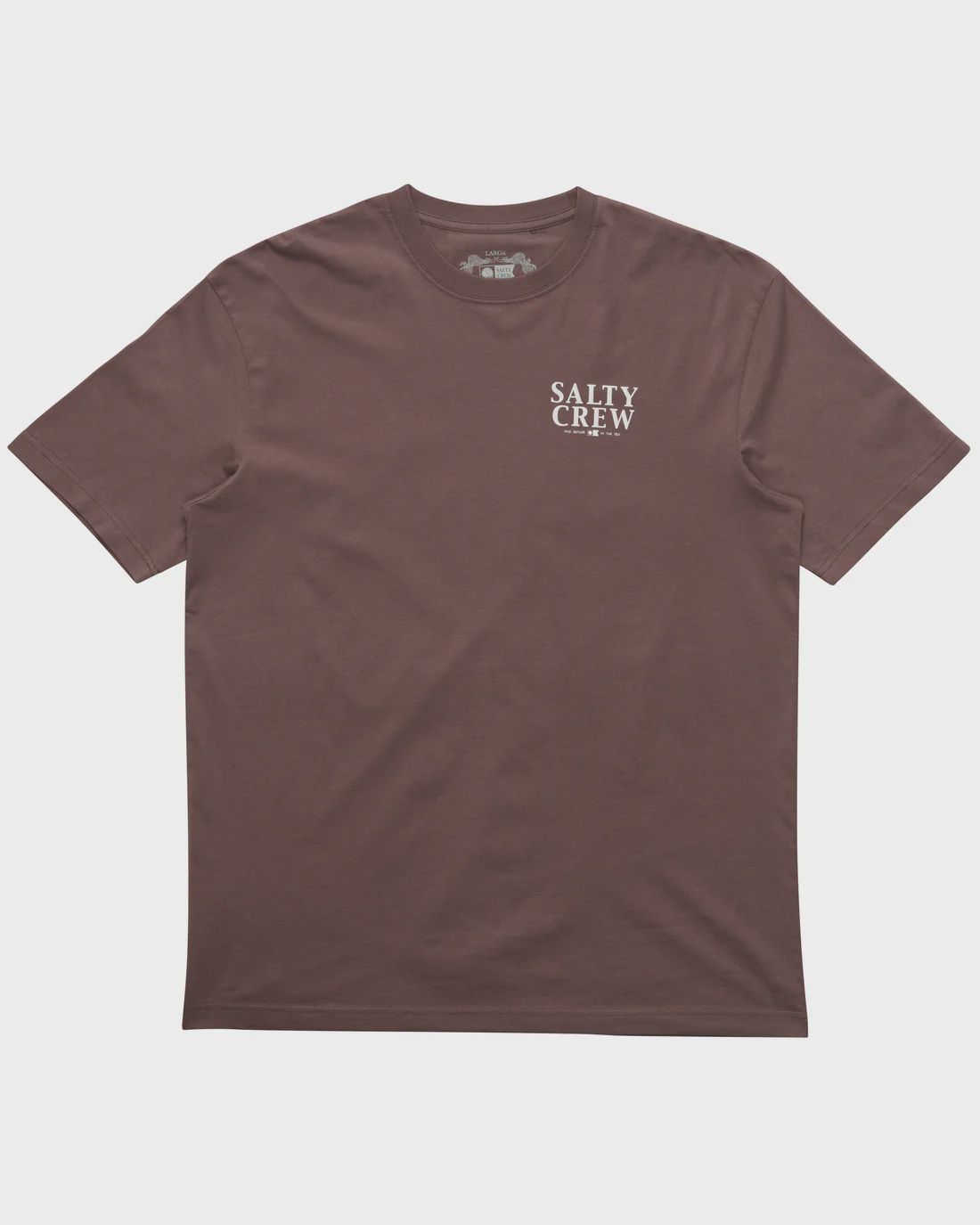 Salty Crew Yellow Fin Tee, Colour: Port, Size: S