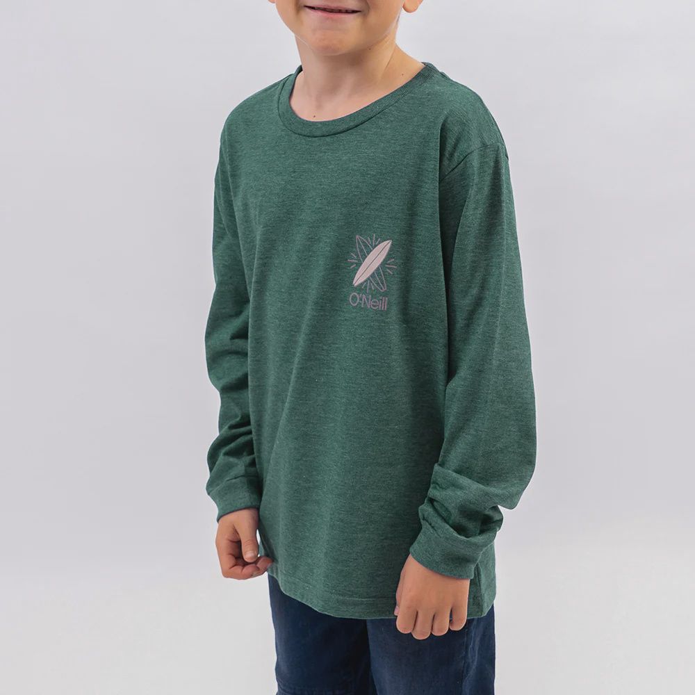 O&#39;Neill Og Venice Ls Tee, Colour: Emerald Melange, Size: 5/6