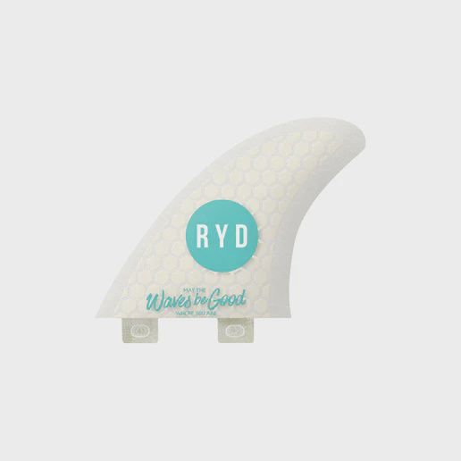 RYD Fins Layback Road Movie Honeycomb White Thruster