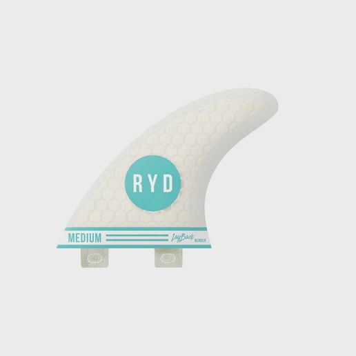 RYD Fins Layback - Bender Honeycomb White Thruster